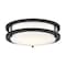 Nuvo Lighting Glamour LED 10 in. Flush Mount - Black - CCT Select 3/4/5K 62/1735 - alternate 1